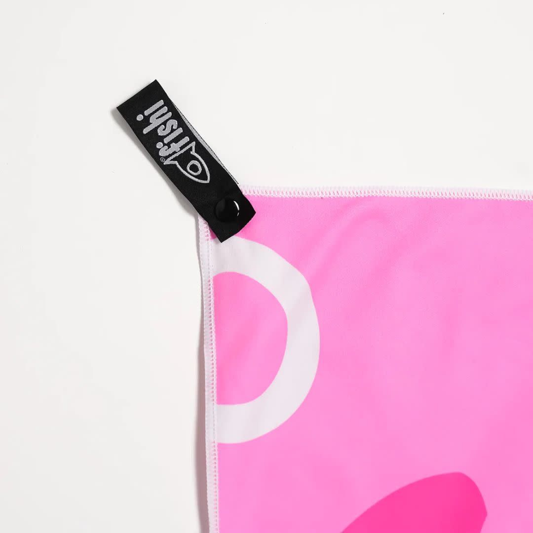 Fishi Micro-Towel Pink Pattern