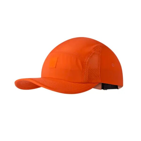 Buff 5 Panel Go Cap Solid Poppy L/XL