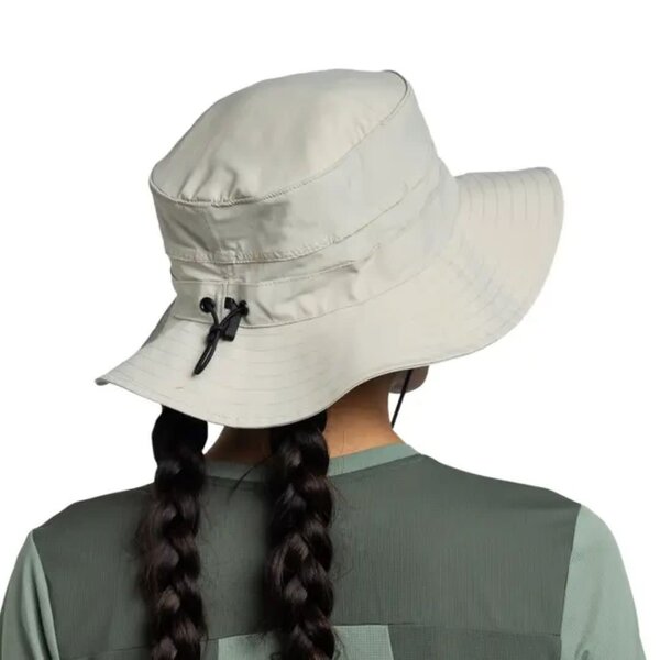 Buff Explore Booney Hat Solid Light Grey S/M