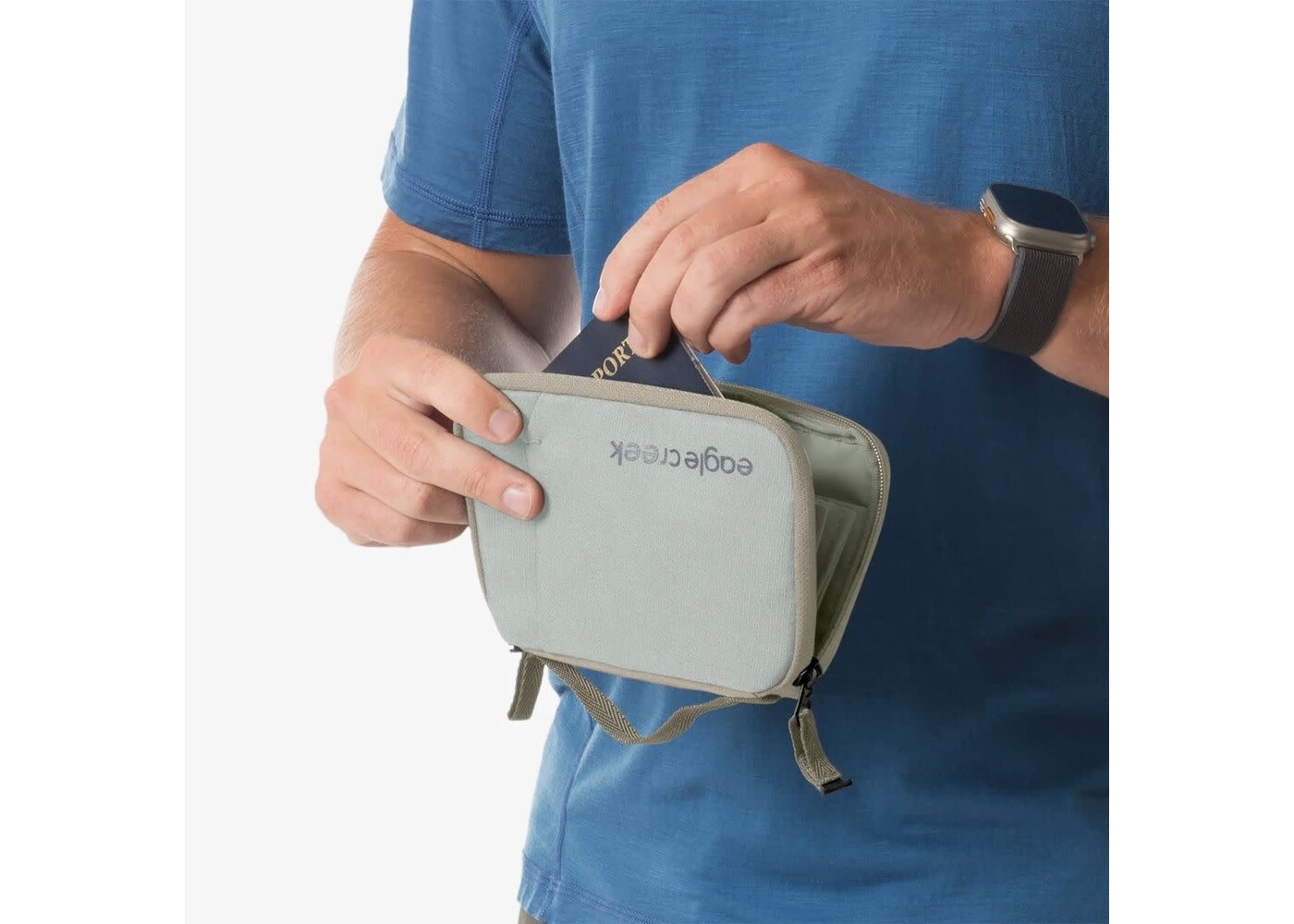 Eagle Creek Stash RFID Passport Wallet Storm Grey