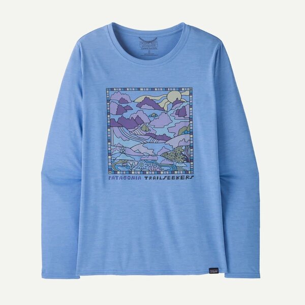 Patagonia W's L/S Cap Cool Daily Graphic Shirt - Lands