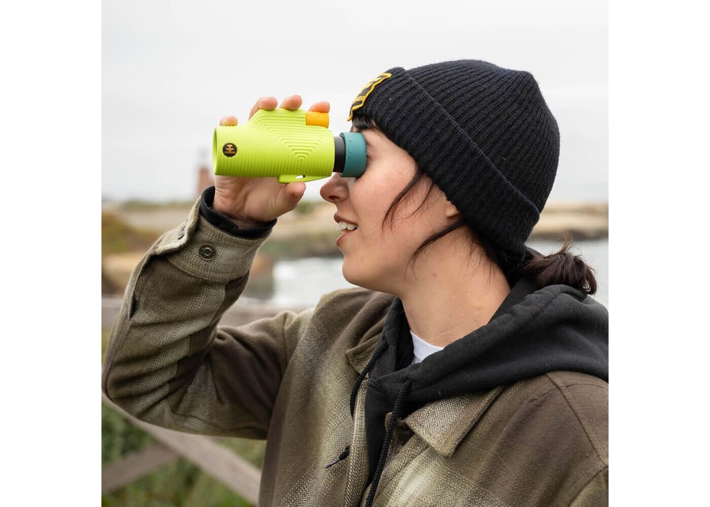 Nocs Zoom Tube 8x32 Monocular Telescope Chartreuse Green