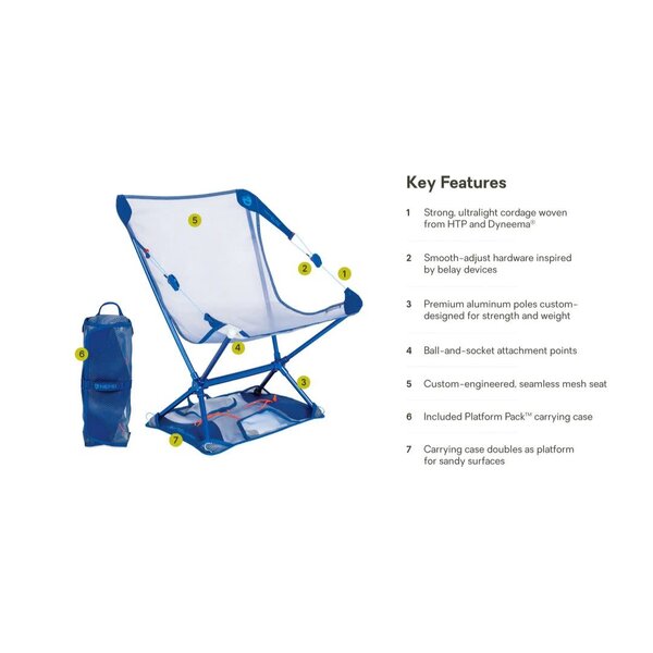 NEMO Moonlite Elite Reclining Camp Chair (Lake)