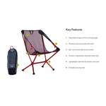 NEMO Moonlite Reclining Camp Chair (Deep Claret)