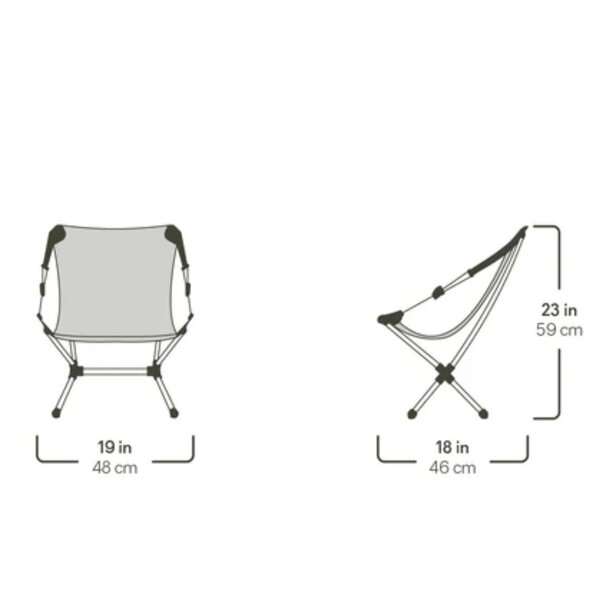 NEMO Moonlite Elite Reclining Camp Chair (Goodnight Gray)