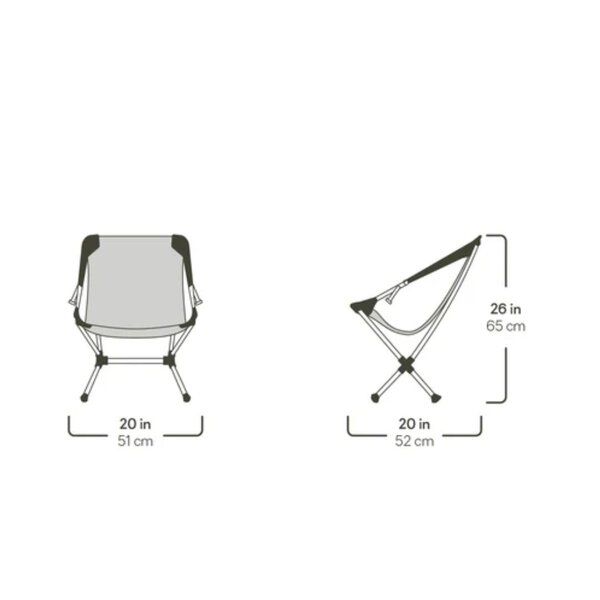 NEMO Moonlite Reclining Camp Chair (Lagoon)