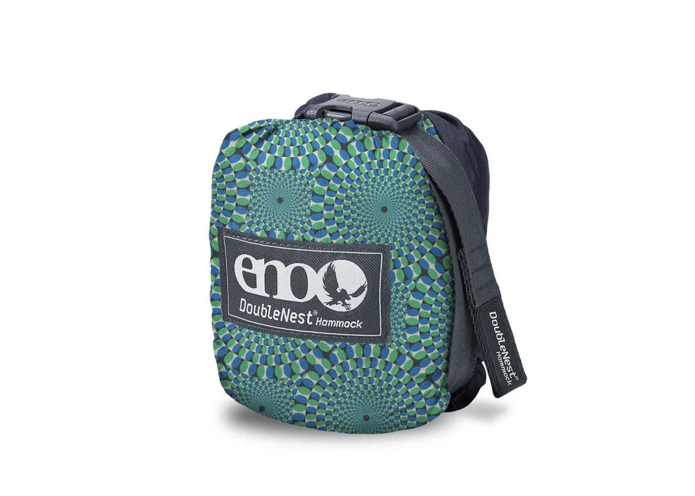 ENO (Eagles Nest Outfitters) DoubleNest Hammock Print  Optical Illusion | Charcoal