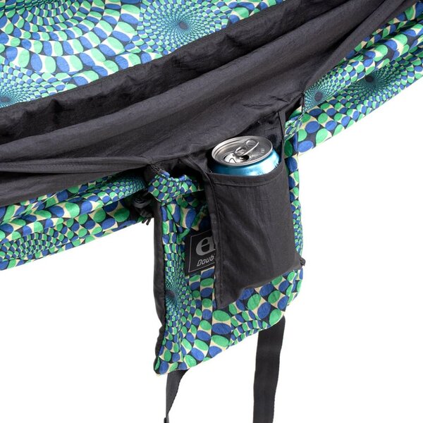 ENO (Eagles Nest Outfitters) DoubleNest Hammock Print  Optical Illusion | Charcoal