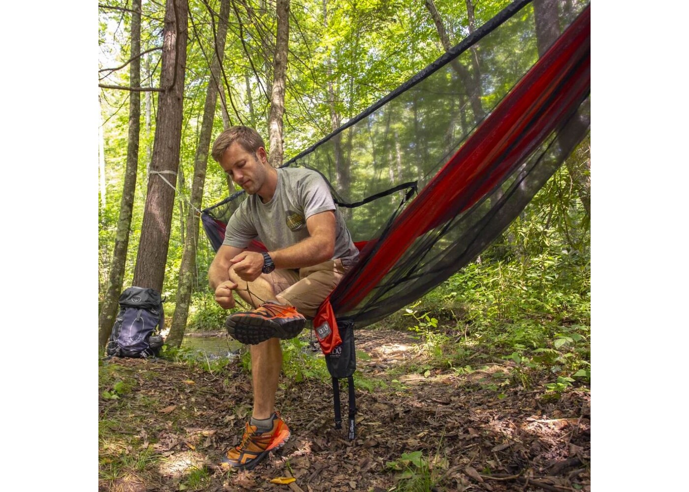 ENO (Eagles Nest Outfitters) Guardian SL Hammock Bug Net  Grey OS