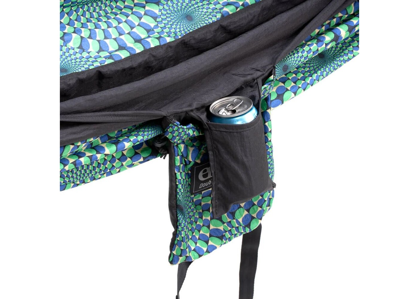 ENO (Eagles Nest Outfitters) DoubleNest Hammock Print  Optical Illusion | Charcoal