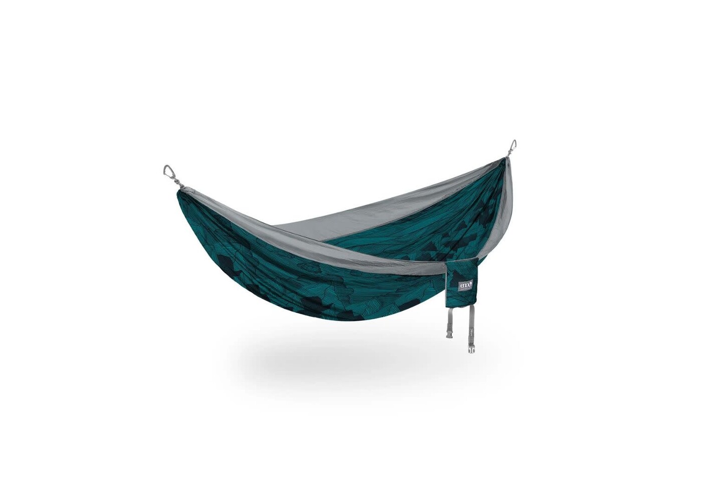 ENO (Eagles Nest Outfitters) DoubleNest Hammock Print  Mountains to Sea | Grey