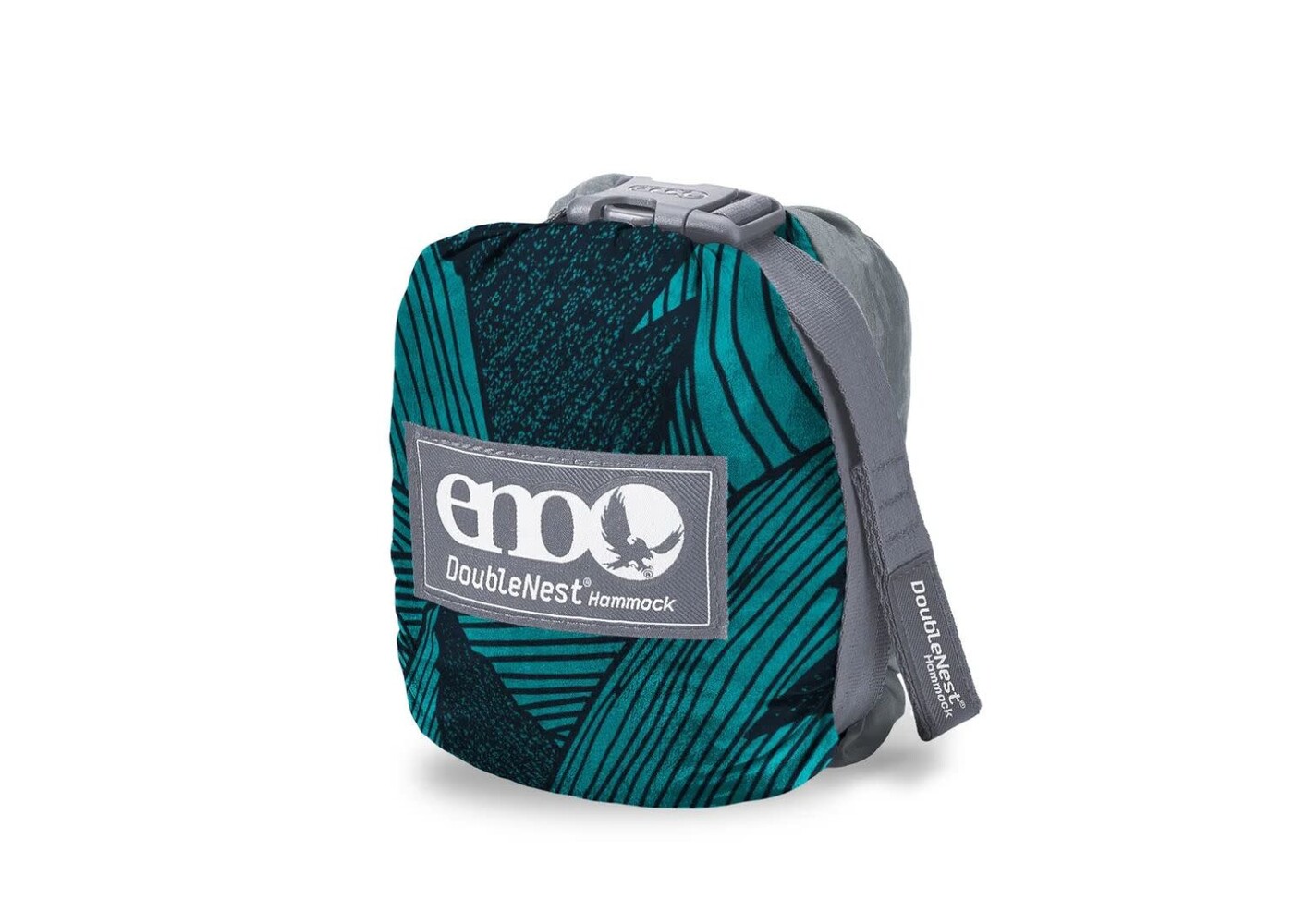 ENO (Eagles Nest Outfitters) DoubleNest Hammock Print  Mountains to Sea | Grey