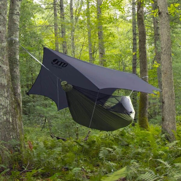 ENO (Eagles Nest Outfitters) JungleLink Hammock System Charcoal | Evergreen