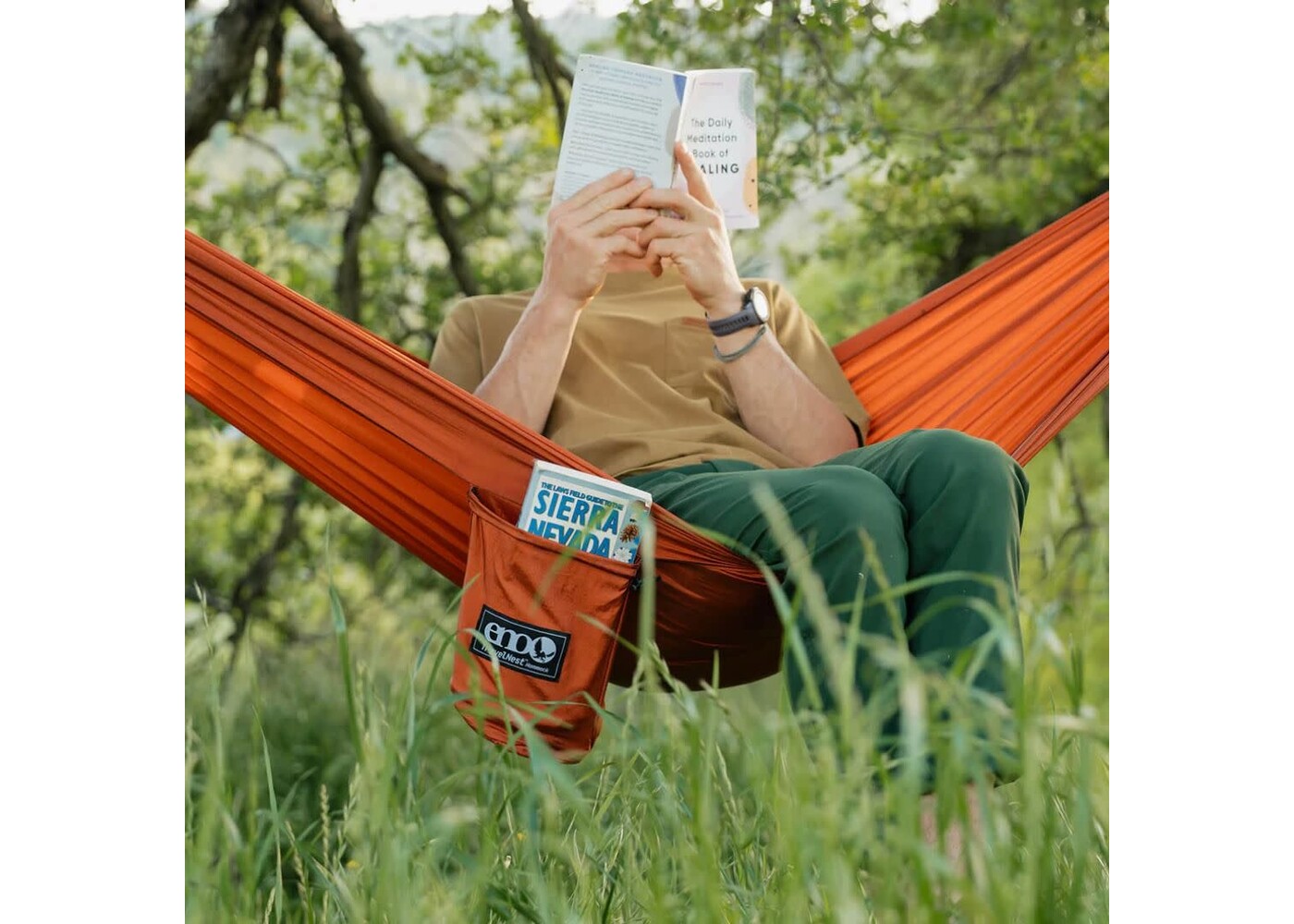 ENO (Eagles Nest Outfitters) TravelNest Hammock + Straps  Combo Canyon OS