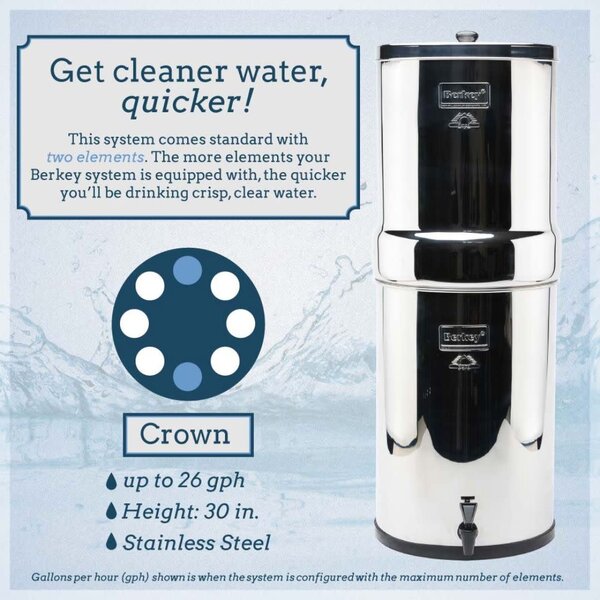 BERKEY PURIFICATION SYSTEMS Crown Berkey System