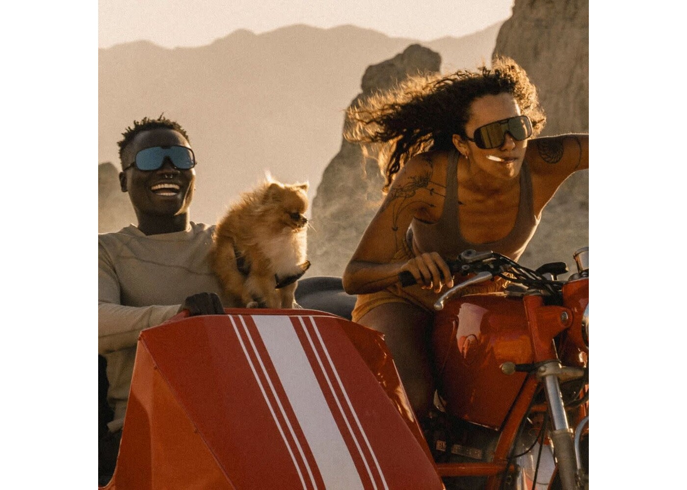 Refugio / Charcoal / Brown with Bronze Mirror  Regular