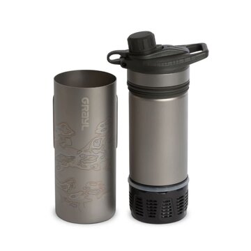  GeoPress TI Filter & Purifier Bottle - Covert Black
