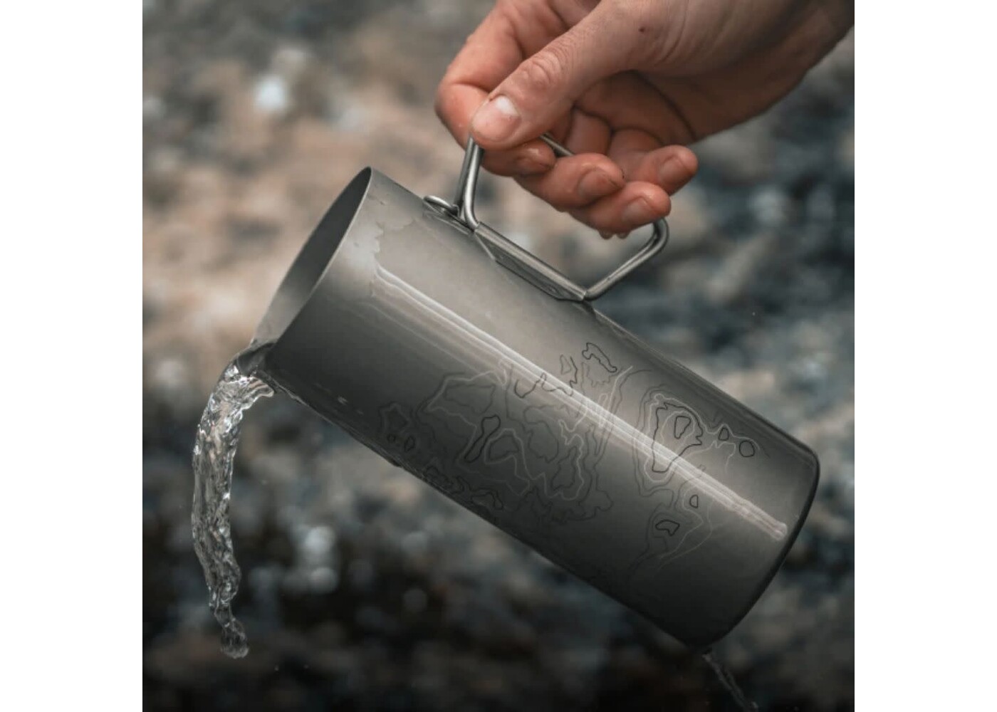 GeoPress TI Filter & Purifier Bottle - Covert Black