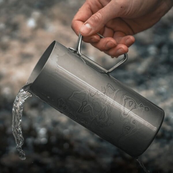 GRAYL GeoPress TI Filter & Purifier Bottle - Covert Black