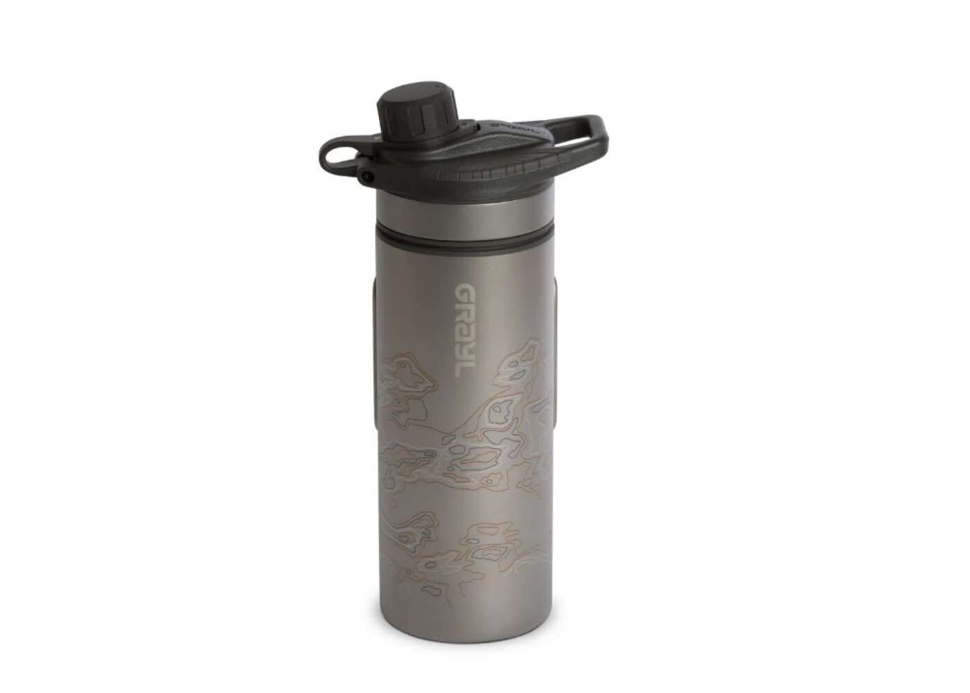 GeoPress TI Filter & Purifier Bottle - Covert Black