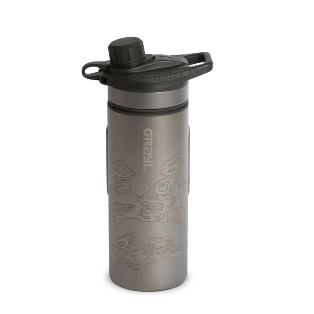 GeoPress TI Filter & Purifier Bottle - Covert Black