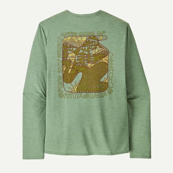 Patagonia M's L/S Cap Cool Daily Graphic Shirt - Lands