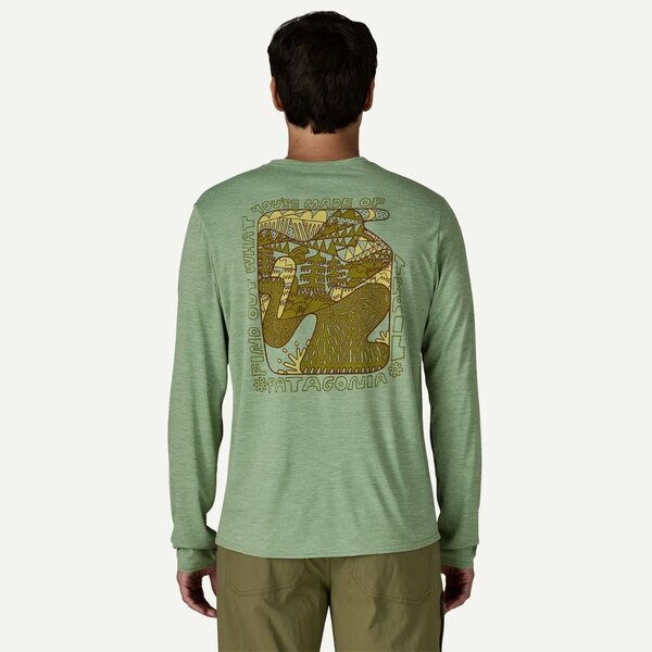 Patagonia M's L/S Cap Cool Daily Graphic Shirt - Lands