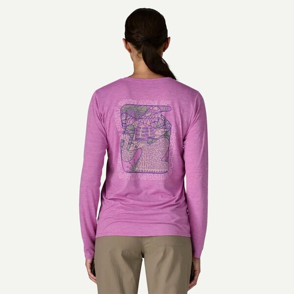 Patagonia W's L/S Cap Cool Daily Graphic Shirt - Lands