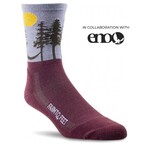 FARM TO FEET Trail Asheville Light Targeted Cushion 3/4 CREW Plum L