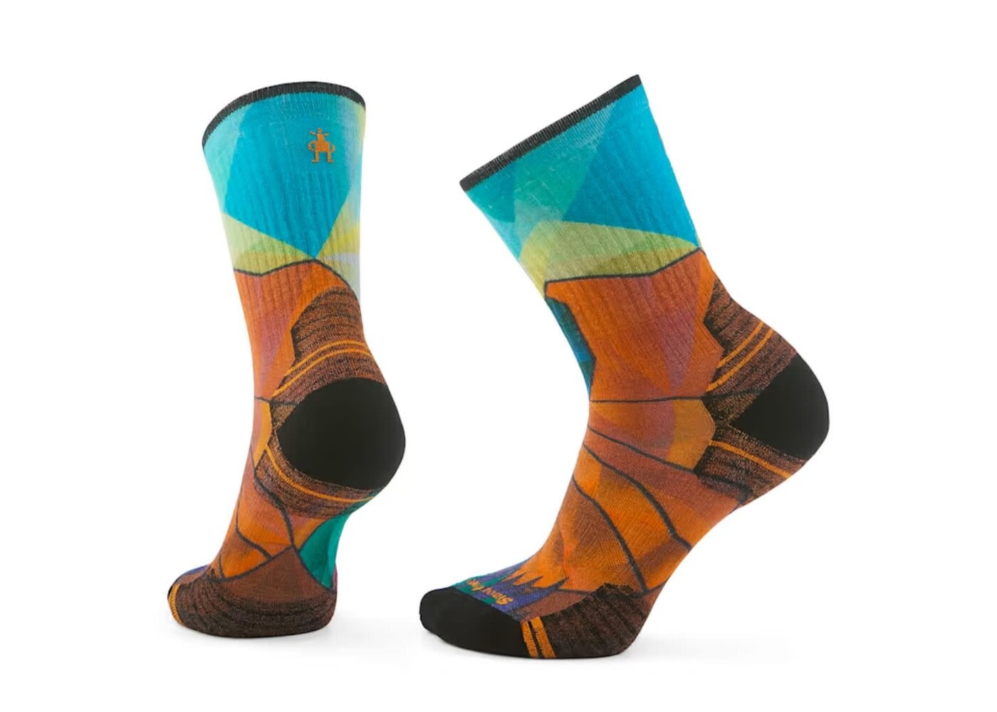 Women's Hike Targeted Cushion  Mountain Print M