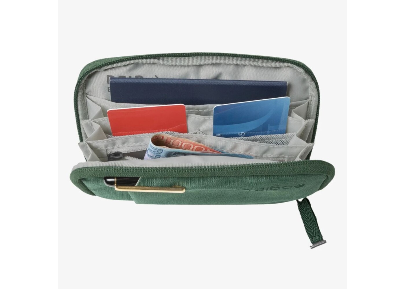 Eagle Creek Stash RFID Passport Wallet Grass Green