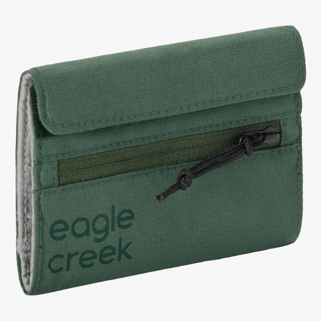 Eagle Creek Stash RFID Tri-Fold Wallet Grass Green