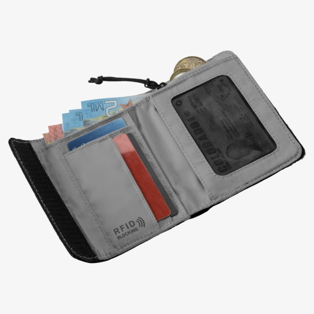 Eagle Creek Stash RFID Tri-Fold Wallet Black