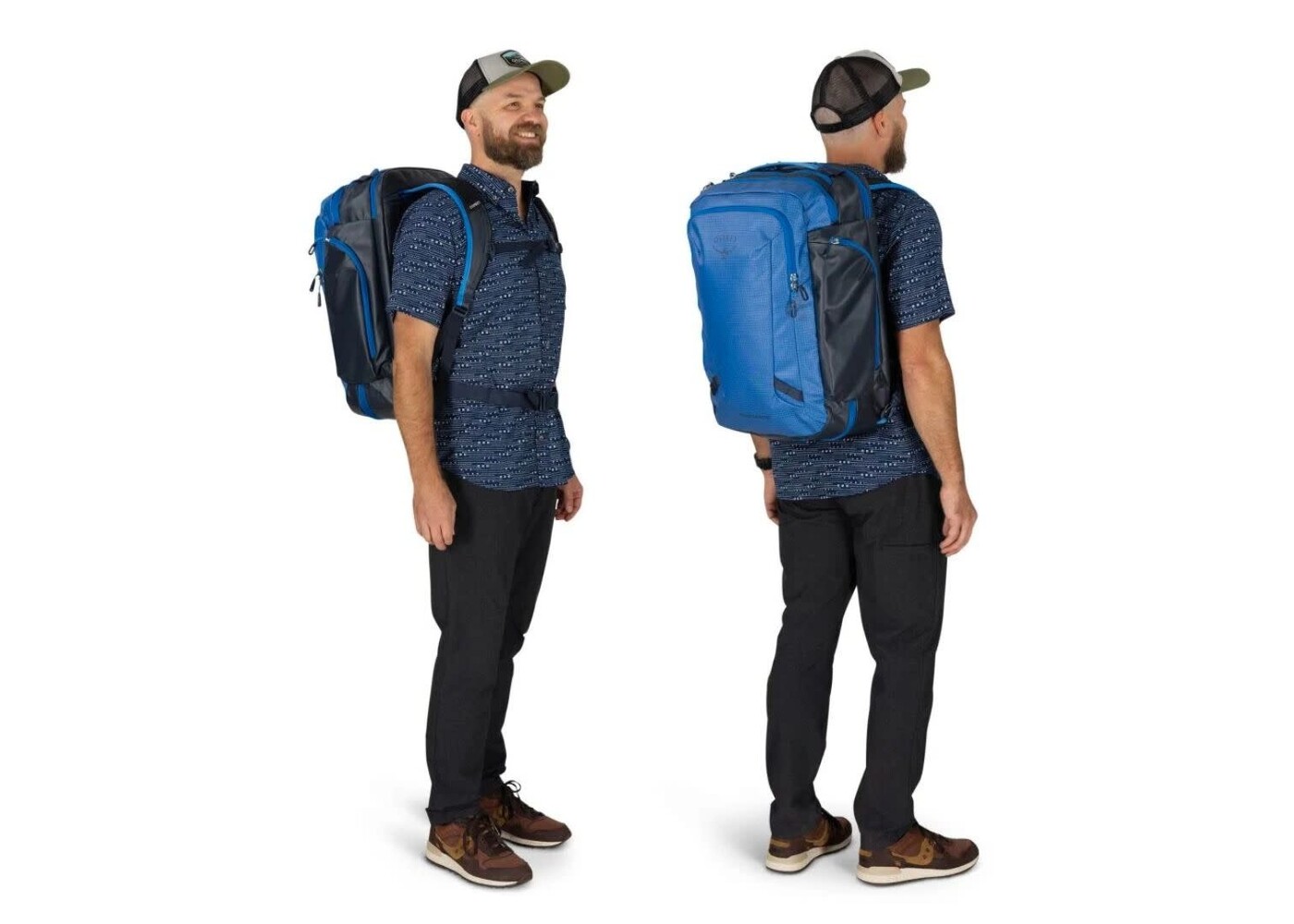 OSPREY Transporter Travel Pack 44L Raven Black OS