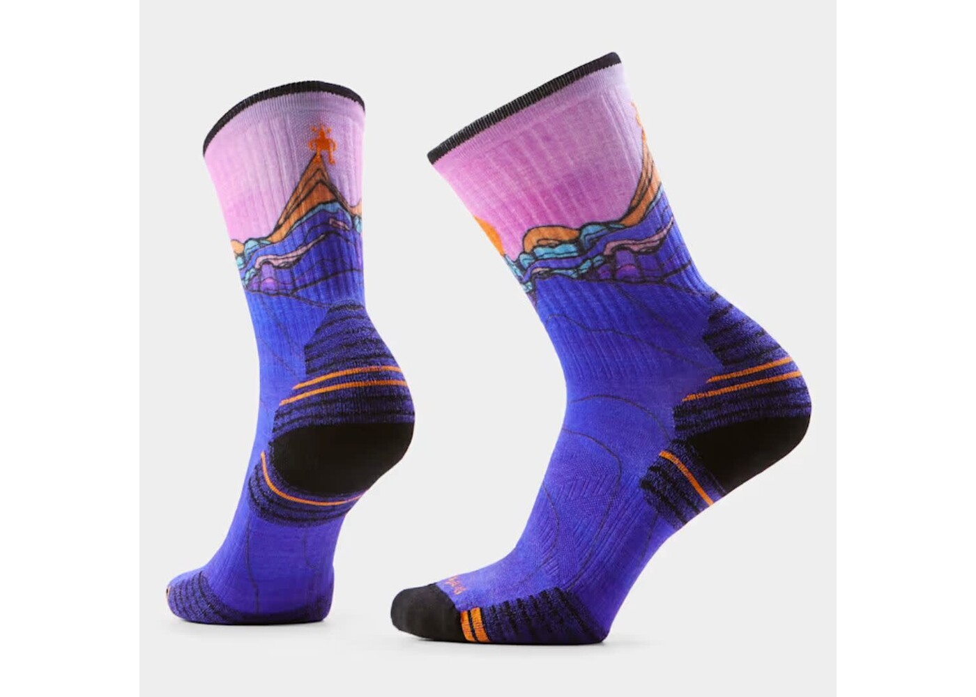 Women's Hike Targeted Cushion Mountain Sunrise Crew Hike M