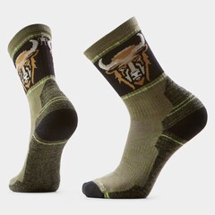 Hike Light Cushion Bison Crew Socks  L