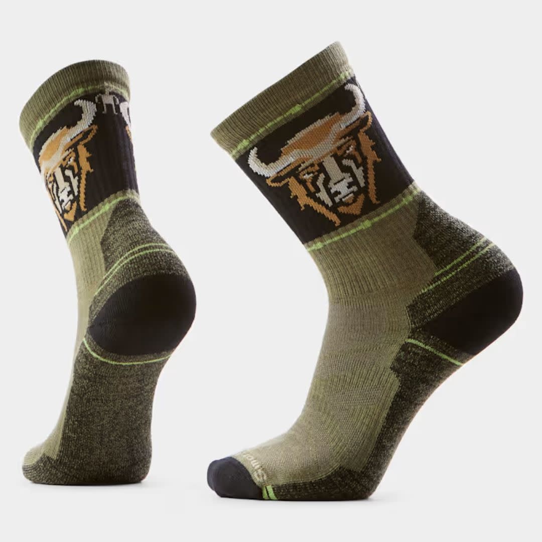Hike Light Cushion Bison Crew Socks  L