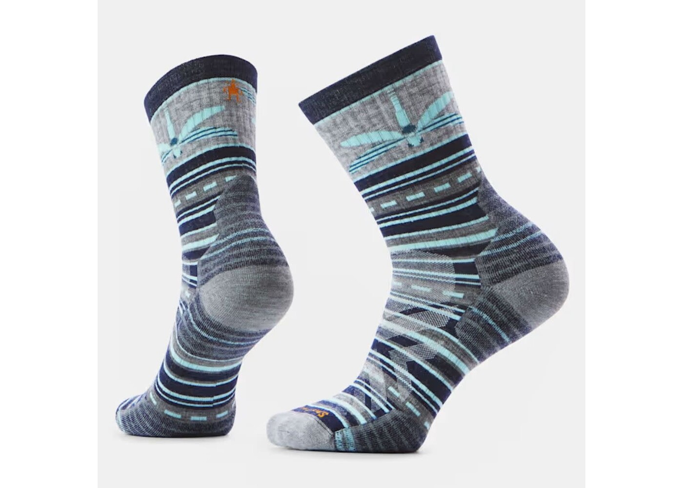 Women's Hike Targeted Cushion  Dragon Stitch Mid Crew M