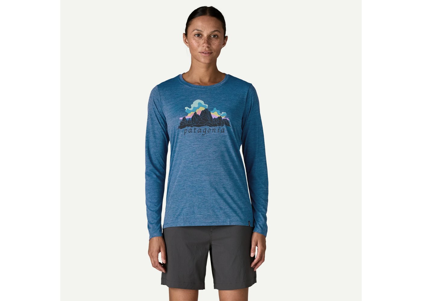 Patagonia W's L/S Cap Cool  Daily Shirt - Fitz  Roy Nimbus