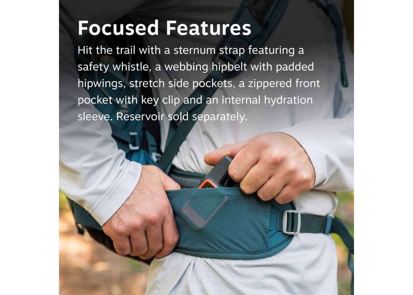 OSPREY Sportlite™ 15 Hiking Backpack Serenity Blue OS