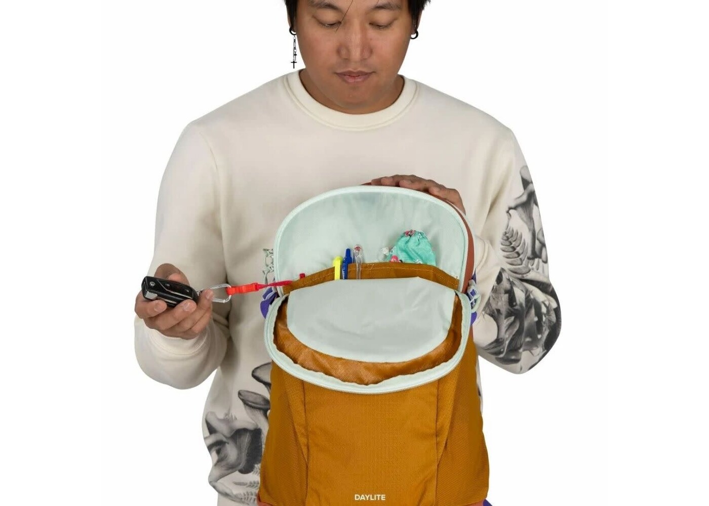 OSPREY Daylite Shaleafy Print Mint O/S