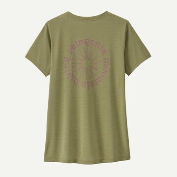 Patagonia W's Cap Cool Daily  Shirt - Spoke Stencil