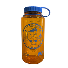 NALGENE ACAMPA CUSTOM TREK  ORANGE SUSTAIN 32OZ WIDE