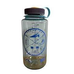 NALGENE ACAMPA CUSTOM TREK CLEAR  SUSTAIN 32OZ WIDE