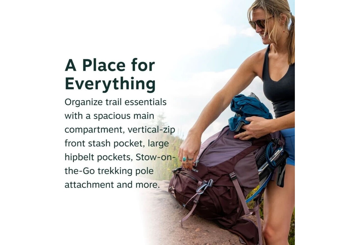 OSPREY Sirrus™ 24 Hiking Backpack Medium Grey OS