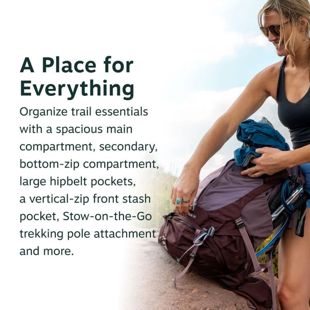 OSPREY Sirrus™ 36 Hiking Backpack Medium Grey O/S