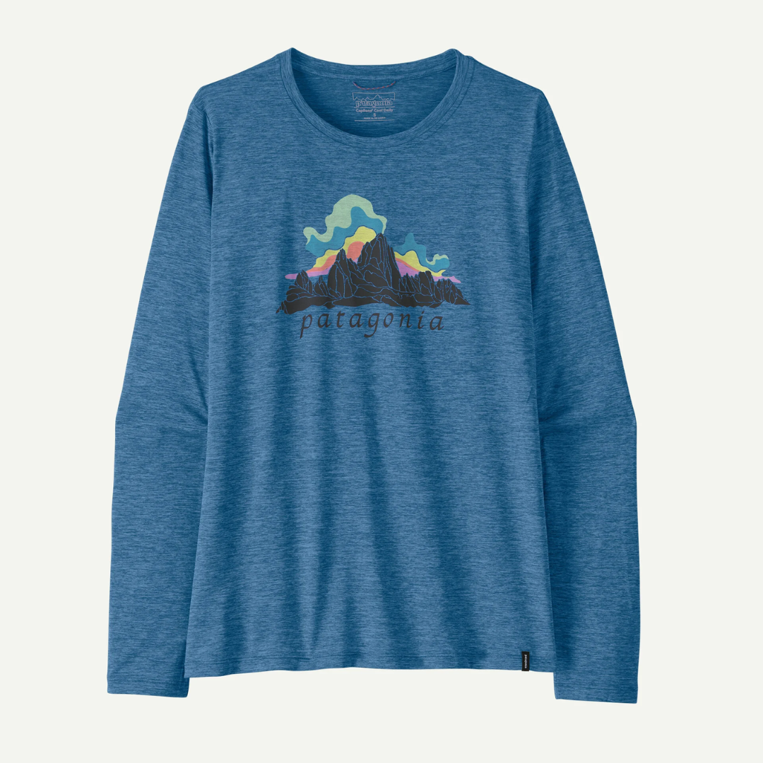 Patagonia W's L/S Cap Cool  Daily Shirt - Fitz  Roy Nimbus
