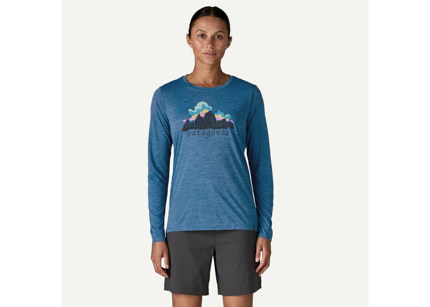 Patagonia W's L/S Cap Cool  Daily Shirt - Fitz  Roy Nimbus