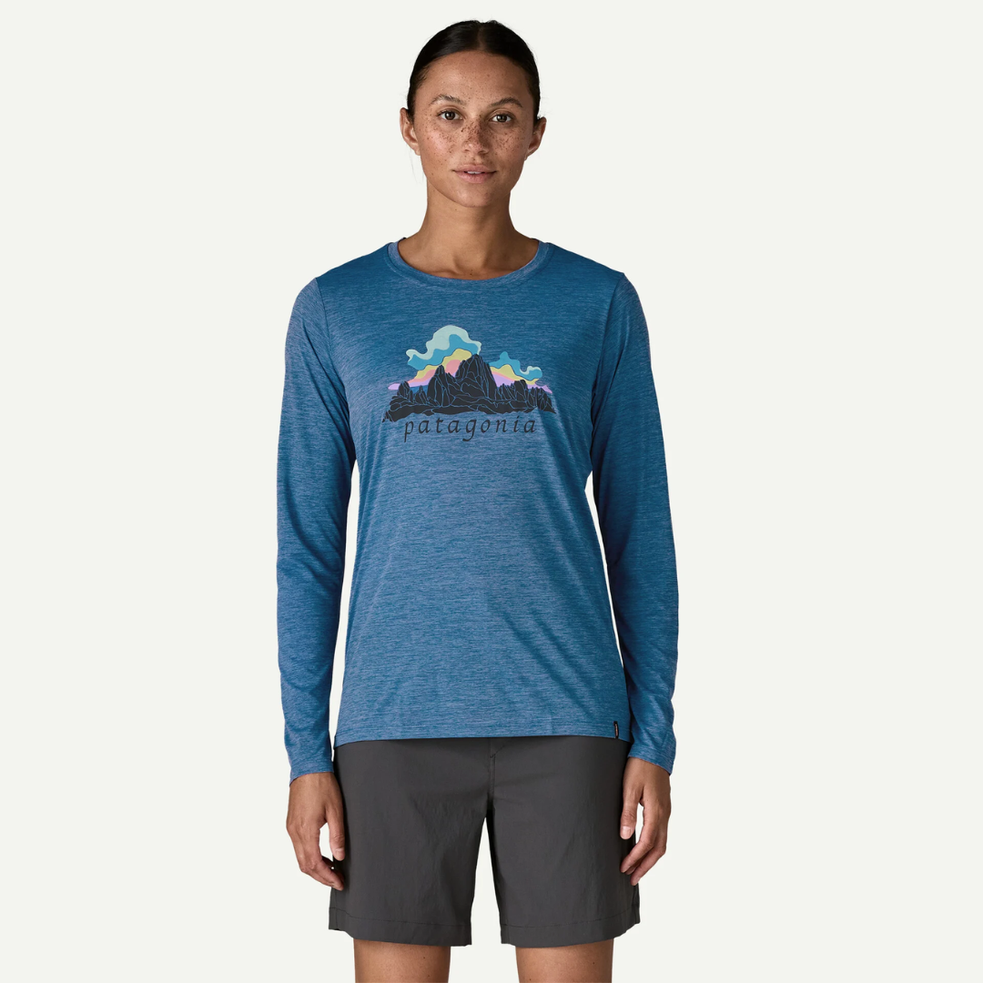 Patagonia W's L/S Cap Cool  Daily Shirt - Fitz  Roy Nimbus