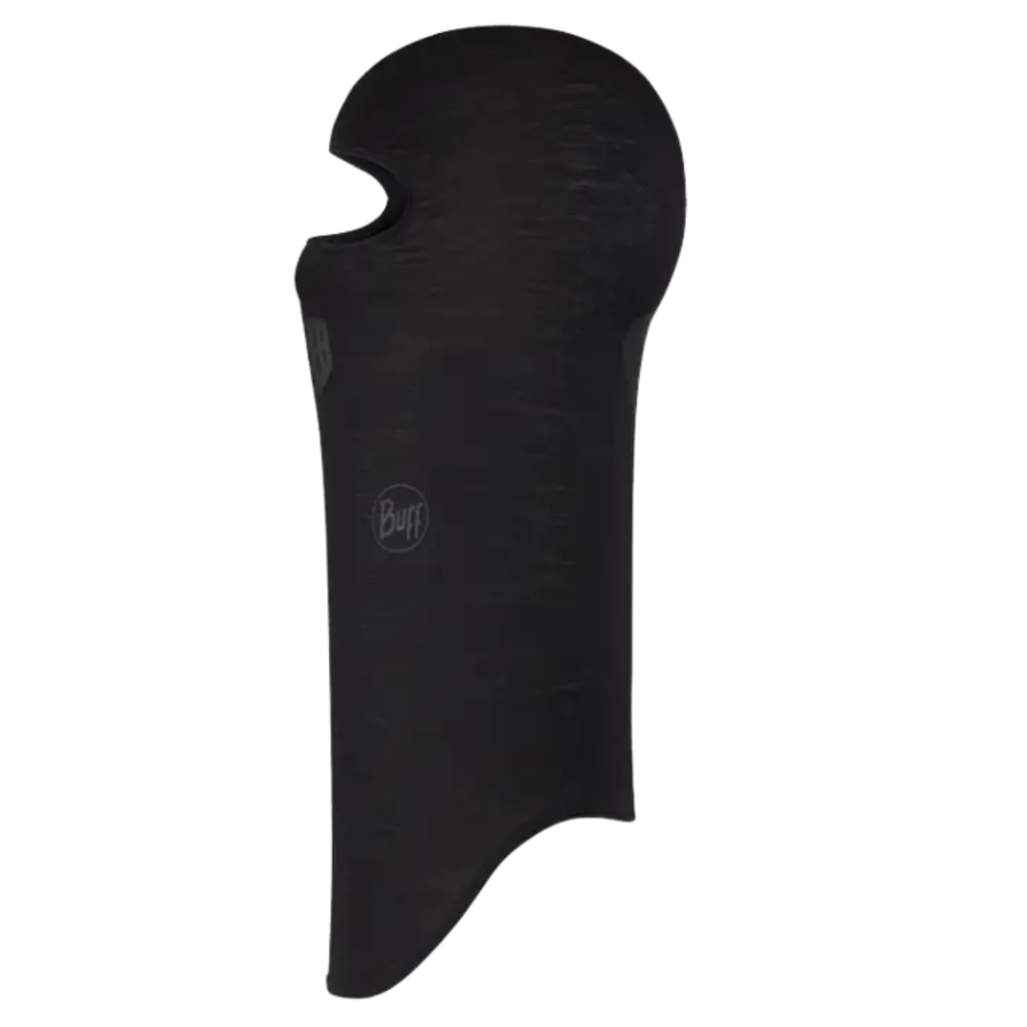 Buff Merino Lightweight  Balaclava Solid Black